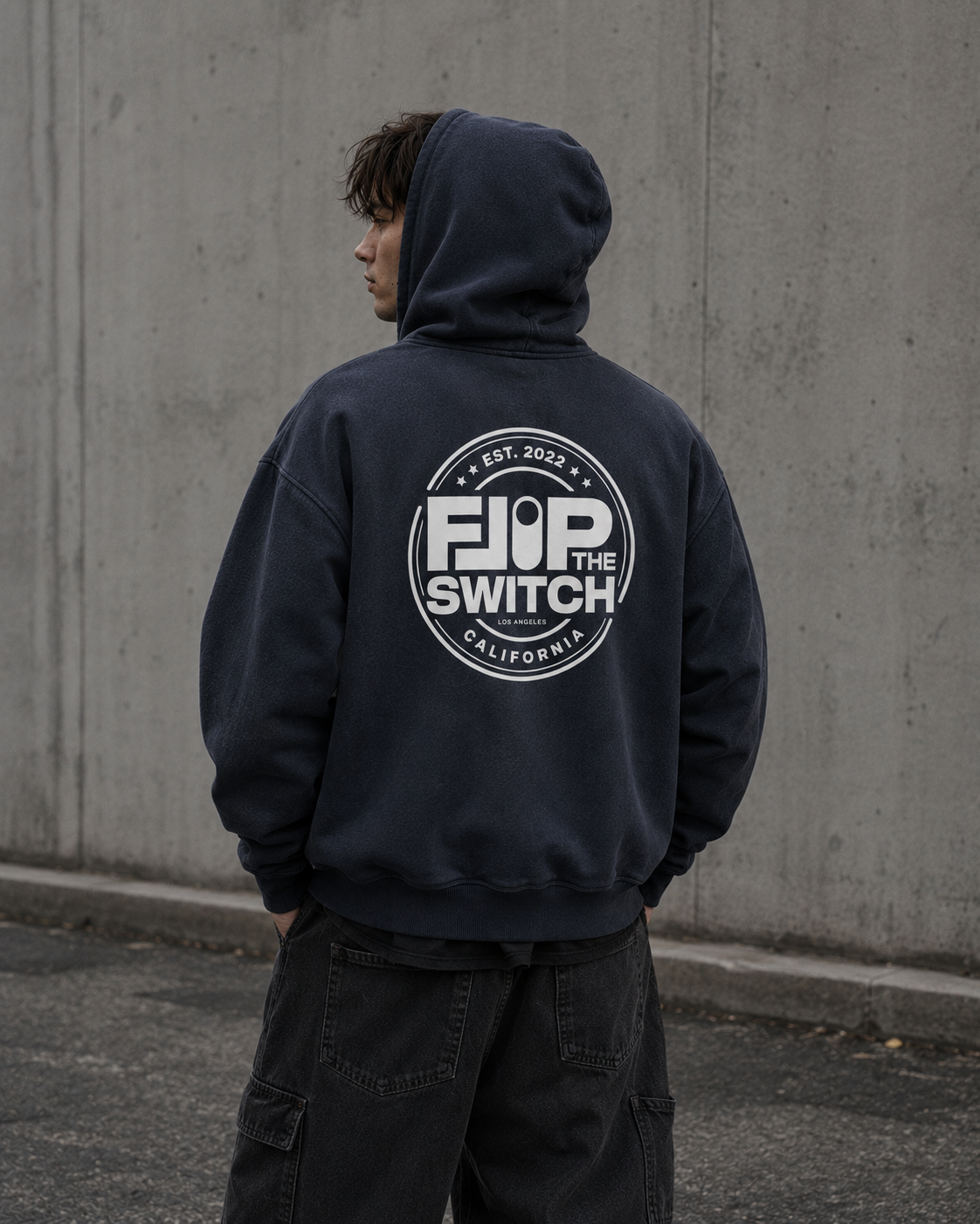Flip The Switch Full Potassium Black Zip Hoodie