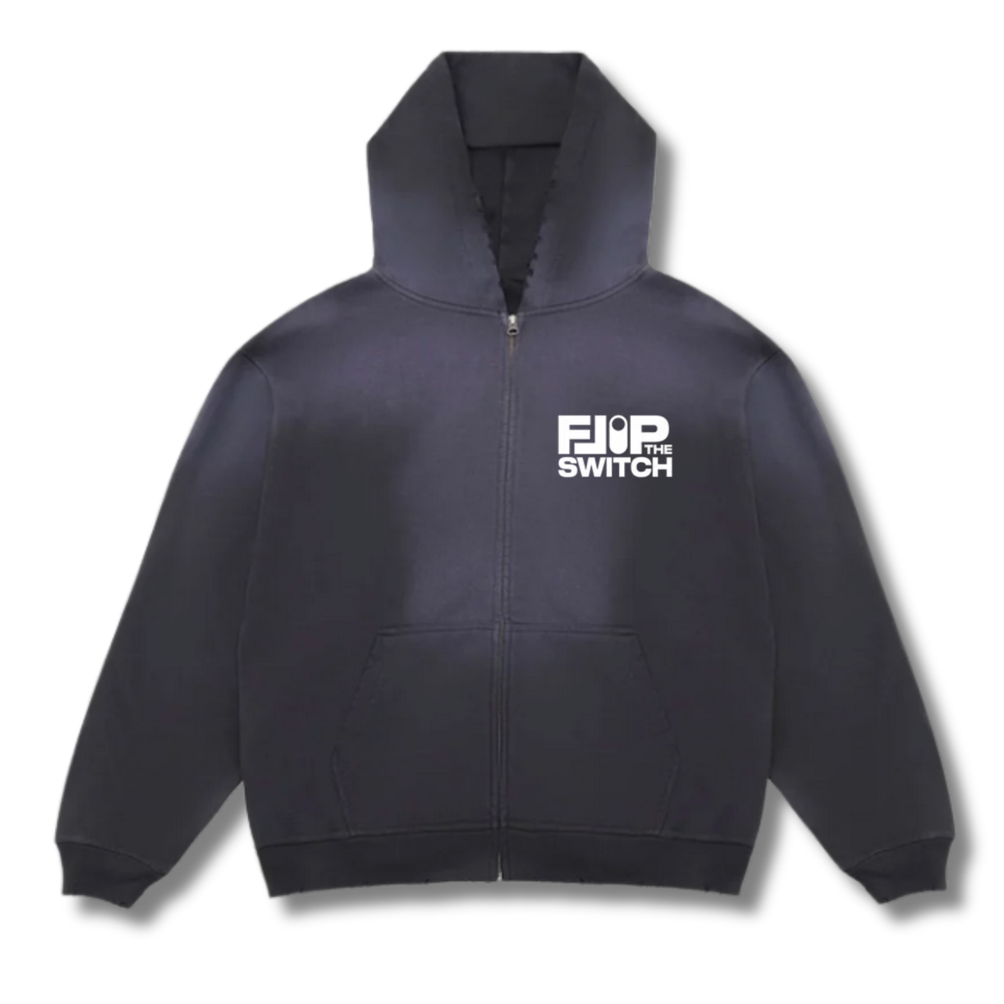 Flip The Switch Full Potassium Black Zip Hoodie